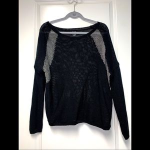 Black and Silver DKNY Sweater